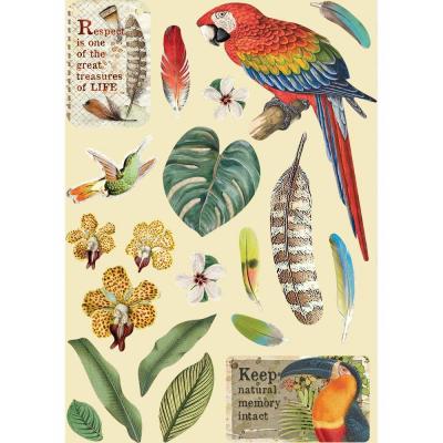 Stamperia Wooden Shapes - Parrot